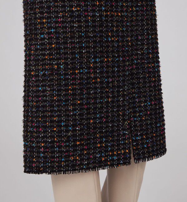 Ballsey「カラフルフラッグツイード ペンシルタイトスカート」|タイト|