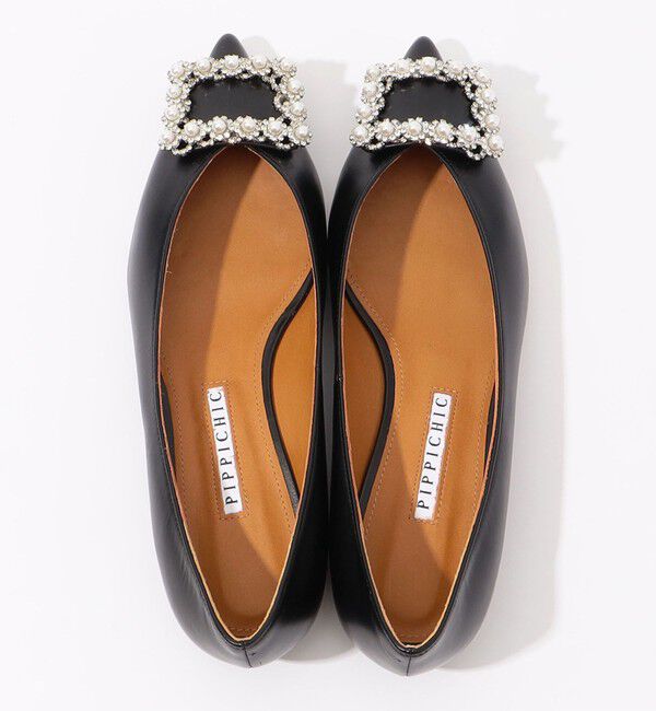 TOMORROWLAND GOODS「PIPPICHIC ANNA V JEWERLY 13 フラットシューズ」|パンプス|