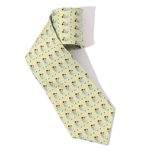 TOMORROWLAND GOODS「Kinloch シルク モチーフネクタイ」|ネクタイ・蝶ネクタイ|56 カーキ系