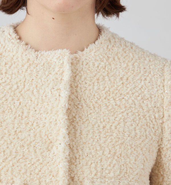 Ballsey「Giselle クルーネックジャケット」|ノーカラージャケット|