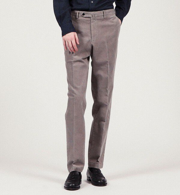 TOMORROWLAND MENS「ストレッチコーデュロイ スリムストレートパンツ」|チノ|