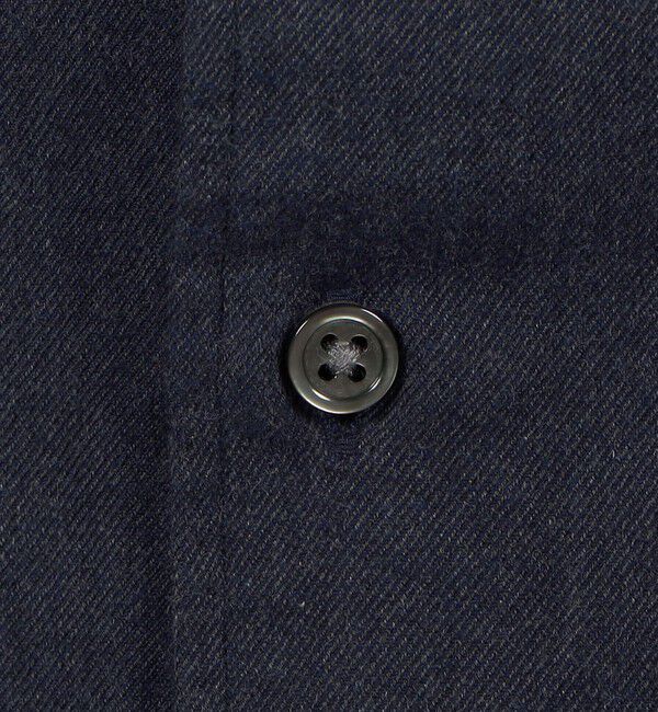 TOMORROWLAND MENS「コットンカシミヤ ワイドスプレッドカラーシャツ」|シャツ・ブラウス|