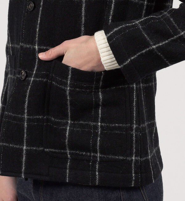 TOMORROWLAND MENS「ボイルドウール サブマリンジャケット」|ブルゾン・スタジャン|