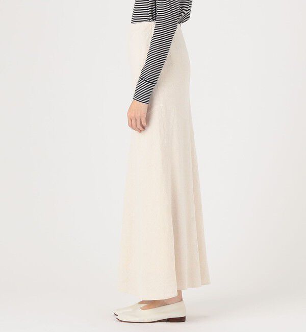GALERIE VIE「ホームステッドクロス ヘムフレアマキシスカート」|フレア|