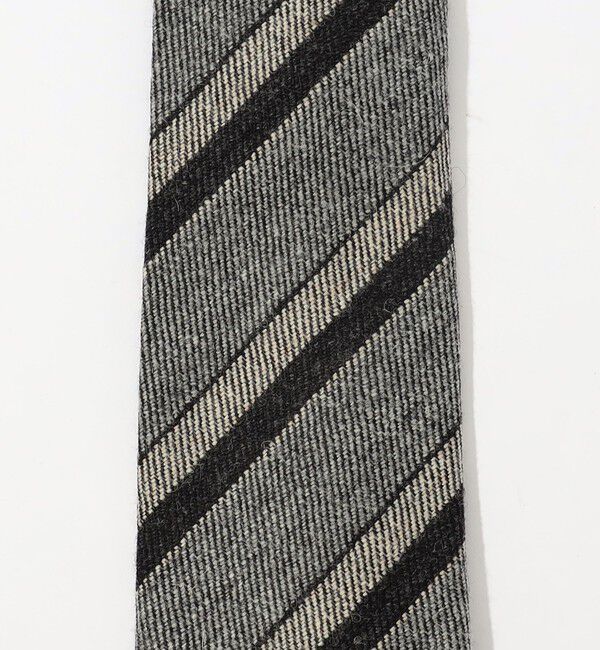 TOMORROWLAND GOODS「TOMORROWLAND ウール レジメンタルストライプネクタイ」|ネクタイ・蝶ネクタイ|