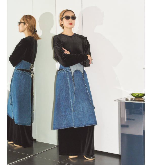  「KURO 別注 APRON DRESS：ワンピース」|ワンピース|