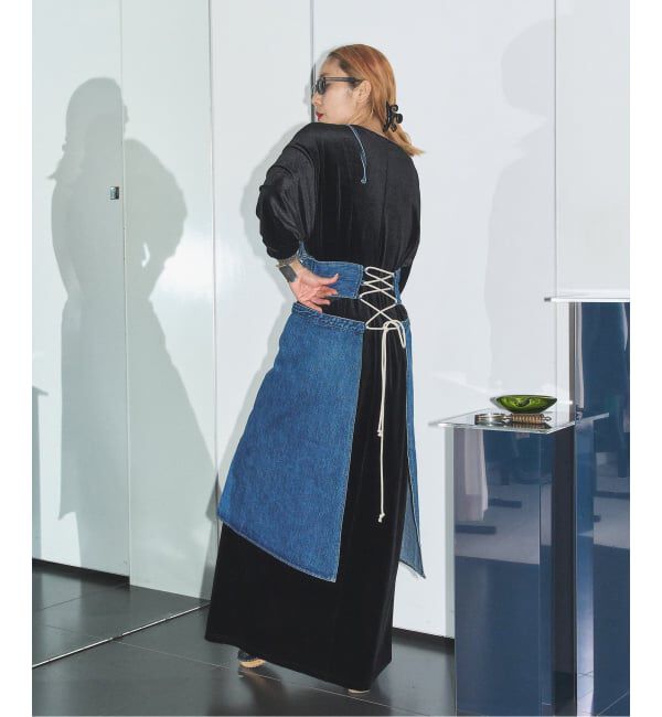  「KURO 別注 APRON DRESS：ワンピース」|ワンピース|