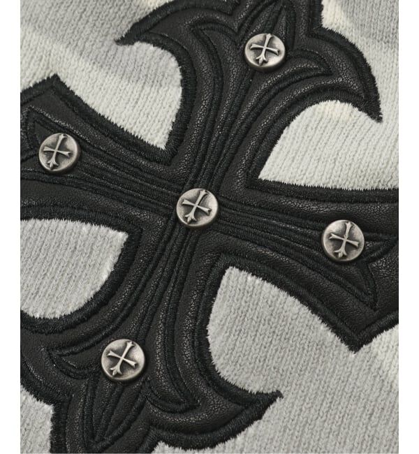 JOINT WORKS「SUPPLIER / サプライヤー Cross Leather Patch Beanie」|キャップ・キャスケット|