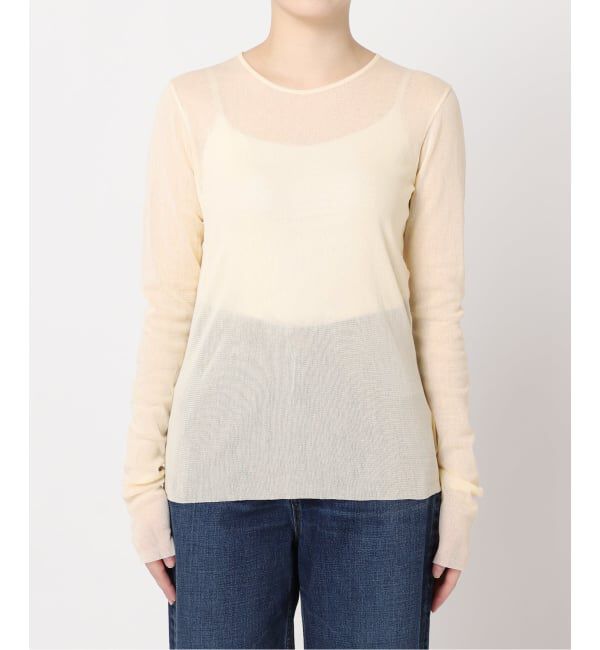 Plage「《追加》Mesh Sheer ロンT 4」|Tシャツ・カットソー|