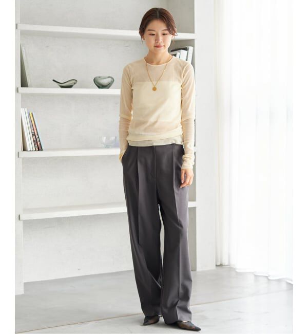 Plage「《追加》Mesh Sheer ロンT 4」|Tシャツ・カットソー|