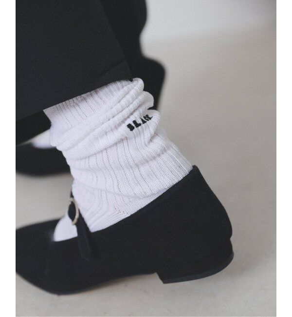 IENA「《追加2》BLACK ソックス」|ソックス|