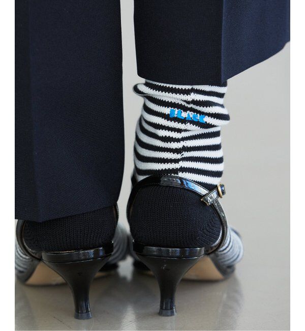 IENA「《追加2》BLACK ソックス」|ソックス|