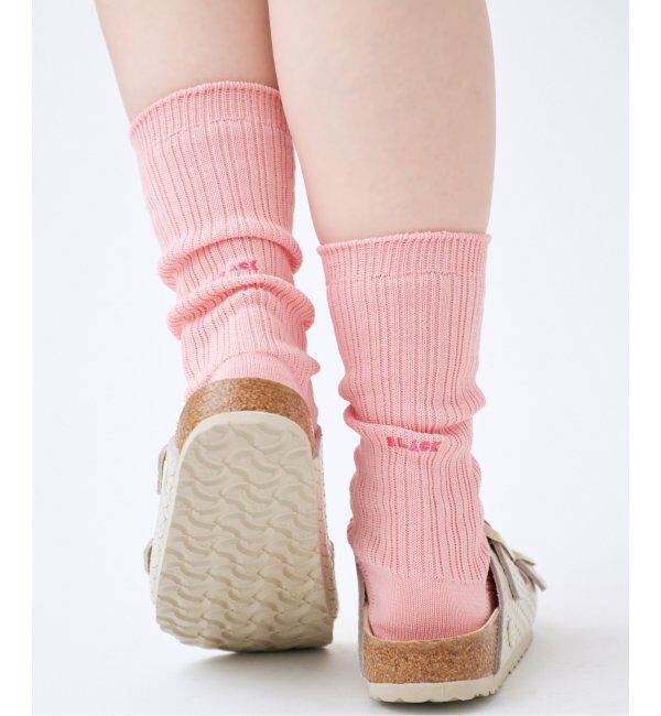 IENA「《追加2》BLACK ソックス」|ソックス|