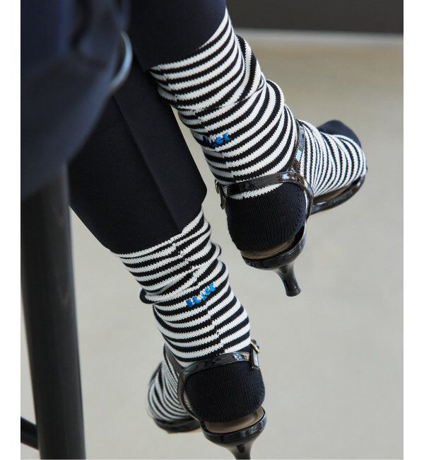 IENA「《追加2》BLACK ソックス」|ソックス|