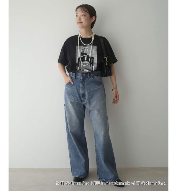 SLOBE IENA「《一部WEB限定/追加4》GOOD ROCK SPEED SLOBE別注 LIFE PC PHOTO TEE1」|Tシャツ・カットソー|