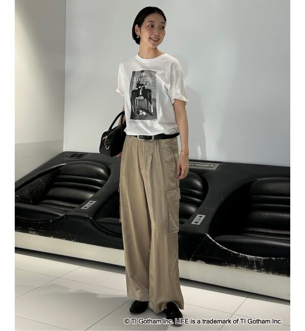 SLOBE IENA「《一部WEB限定/追加4》GOOD ROCK SPEED SLOBE別注 LIFE PC PHOTO TEE1」|Tシャツ・カットソー|