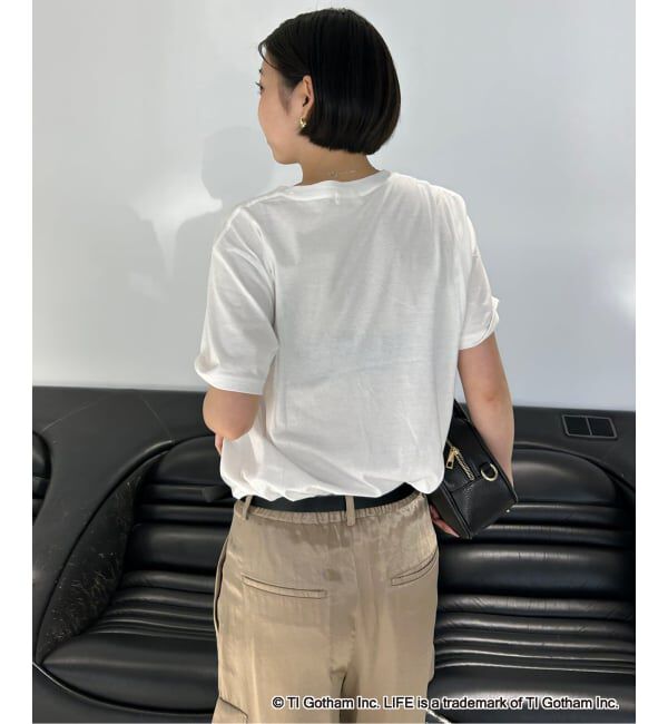 SLOBE IENA「《一部WEB限定/追加4》GOOD ROCK SPEED SLOBE別注 LIFE PC PHOTO TEE1」|Tシャツ・カットソー|