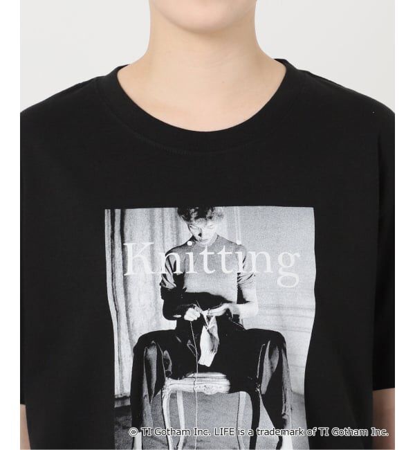 SLOBE IENA「《一部WEB限定/追加4》GOOD ROCK SPEED SLOBE別注 LIFE PC PHOTO TEE1」|Tシャツ・カットソー|