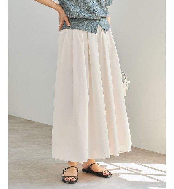 IENA「《一部カラー店舗限定》タイプライターフレアスカート」|スカート|