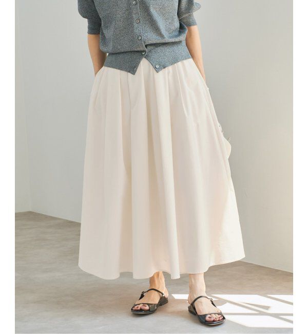 IENA「《一部カラー店舗限定》タイプライターフレアスカート」|スカート|