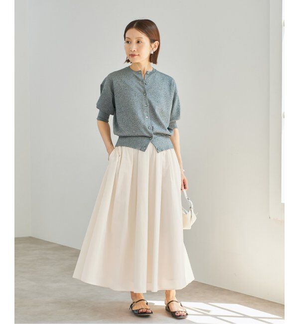 IENA「《一部カラー店舗限定》タイプライターフレアスカート」|スカート|