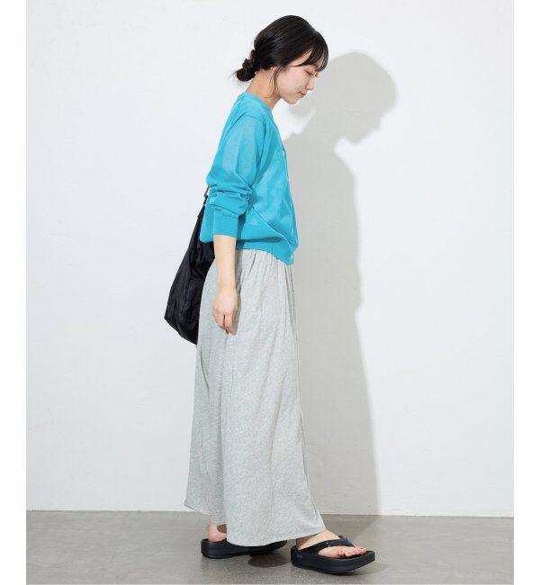 SLOBE IENA「《追加2》リネン混シアーカーディガン」|カーディガン|