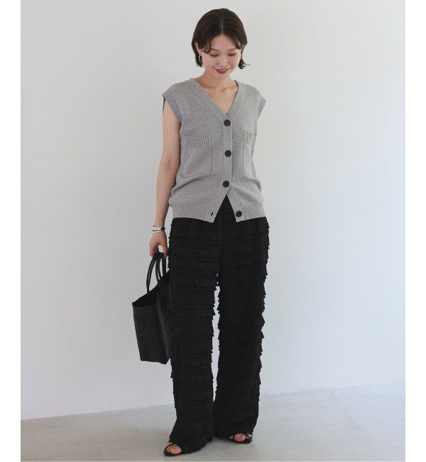 SLOBE IENA「《WEB限定/追加》フリルカットパンツ」|その他|
