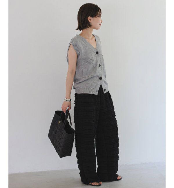 SLOBE IENA「《WEB限定/追加》フリルカットパンツ」|その他|