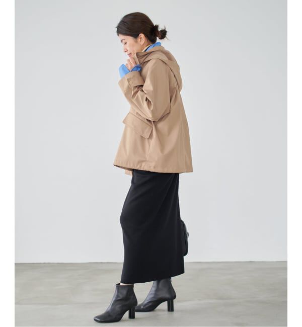 IENA「《一部カラーWEB限定》ボンディングフーデッドブルゾン」|その他|