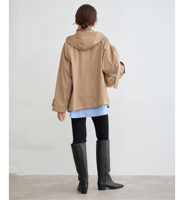 IENA「《一部カラーWEB限定》ボンディングフーデッドブルゾン」|その他|