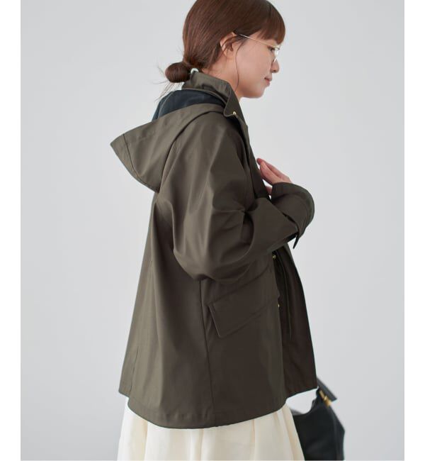 IENA「《一部カラーWEB限定》ボンディングフーデッドブルゾン」|その他|