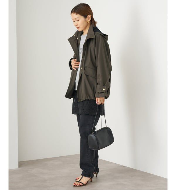 IENA「《一部カラーWEB限定》ボンディングフーデッドブルゾン」|その他|