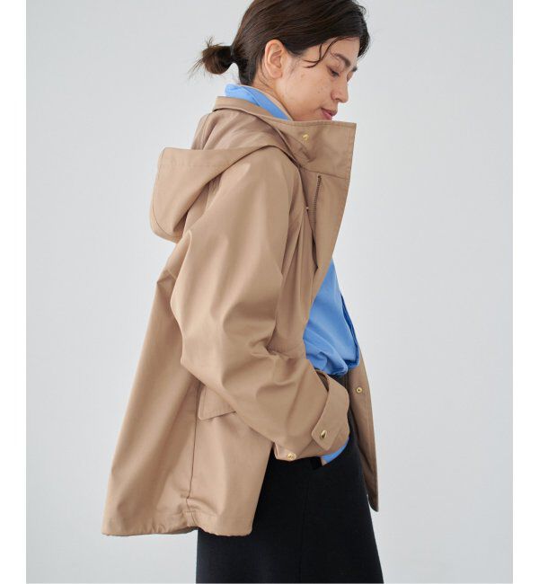 IENA「《一部カラーWEB限定》ボンディングフーデッドブルゾン」|その他|ベージュ