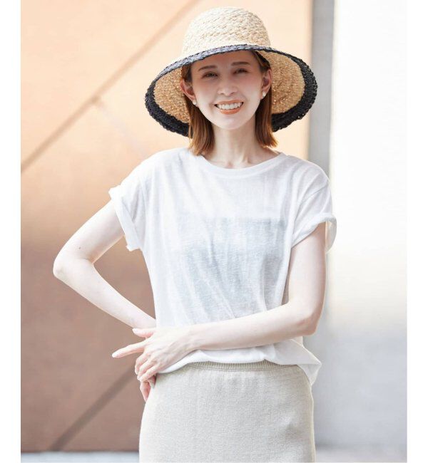 SLOBE IENA「《追加2》スラブ5分袖TEE」|Tシャツ・カットソー|