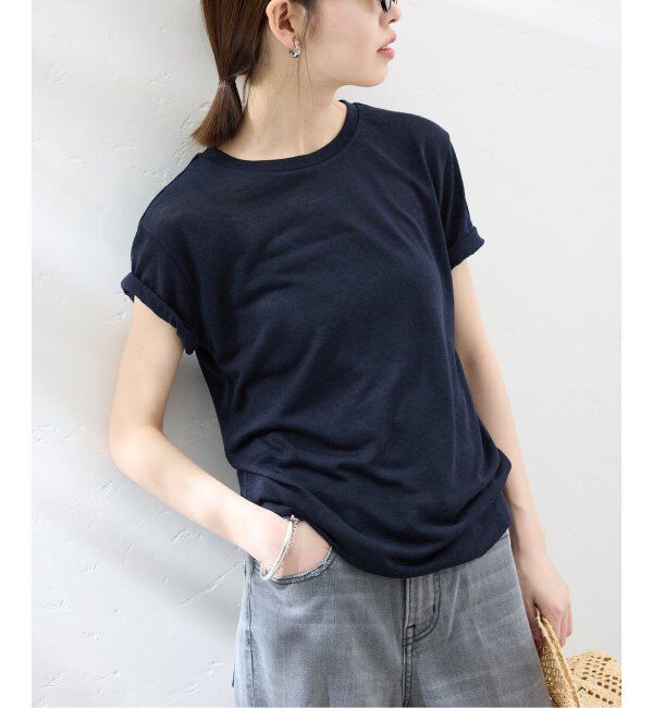 SLOBE IENA「《追加2》スラブ5分袖TEE」|Tシャツ・カットソー|