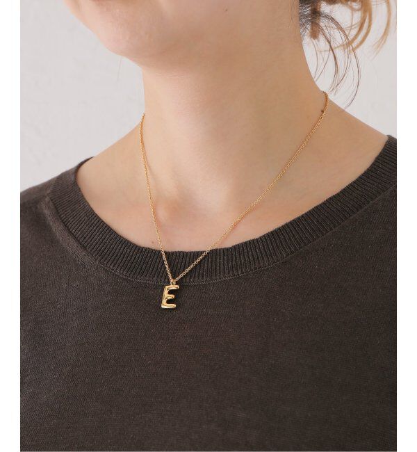IENA「JOSEPHINE STUDIO/ジョセフィン・ストゥディオ LETER CHARM SMALL E ネックレス」|ネックレス|