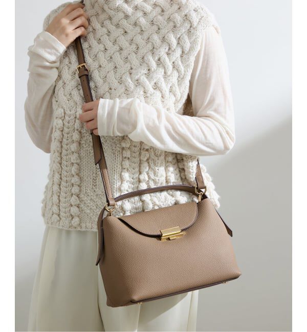 IENA「《WEB・一部店舗限定カラーあり/予約》PUNTI./プンティ MAGNOLIA HAND ハンドバッグ」|ハンドバッグ|