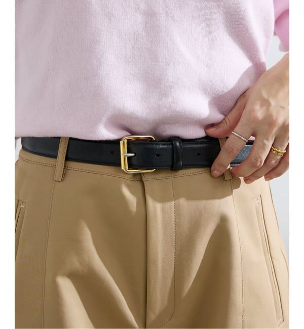 IENA「《追加2予約》MAISON BOINET LETHER BELT ベルト 94146G」|ベルト|