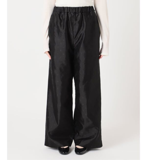 IENA「《予約》ドットジャガード ギャザーパンツ」|その他|