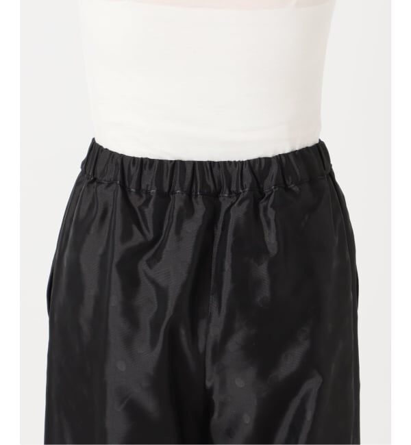 IENA「《予約》ドットジャガード ギャザーパンツ」|その他|