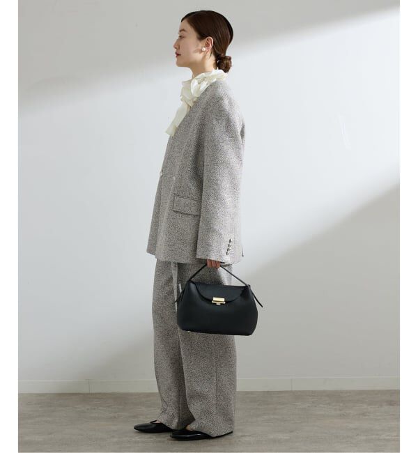 IENA「《予約》&NAVY ツイーディーパンツ」|スラックス|