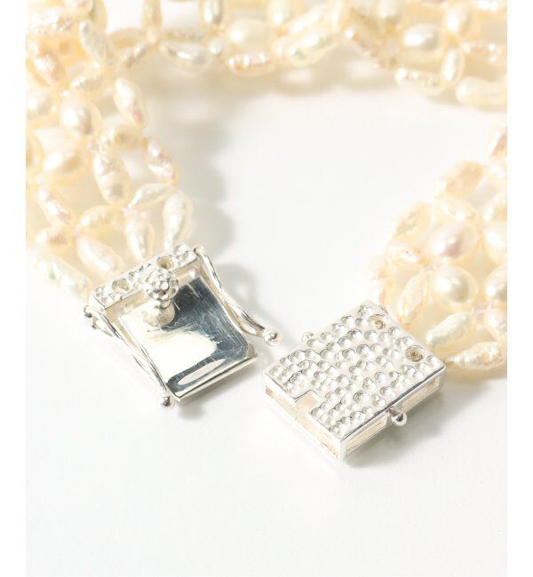 EDIFICE「BLEUE BURNHAM (ブルー バーナム) WOVEN ANTIQUE PEARL BRACEL WPBRACE1」|ブレスレット・バングル|