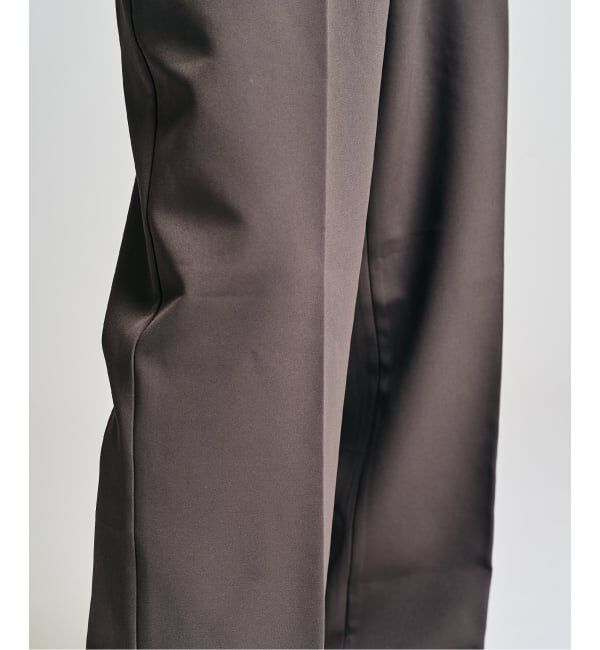 417 EDIFICE「Double Cloth  / ダブルクロス ワンタック イージーパンツ」|スラックス|