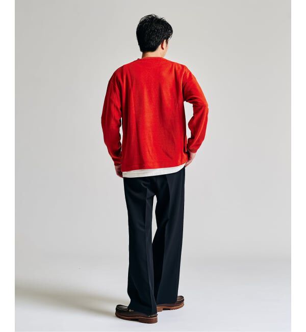 417 EDIFICE「Double Cloth  / ダブルクロス ワンタック イージーパンツ」|スラックス|