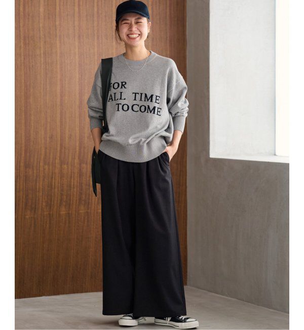 JOURNAL STANDARD relume「《追加4》ウォッシャブルサージストレッチタックワイドパンツ」|スラックス|