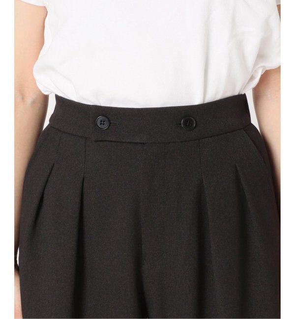 JOURNAL STANDARD relume「《追加4》ウォッシャブルサージストレッチタックワイドパンツ」|スラックス|