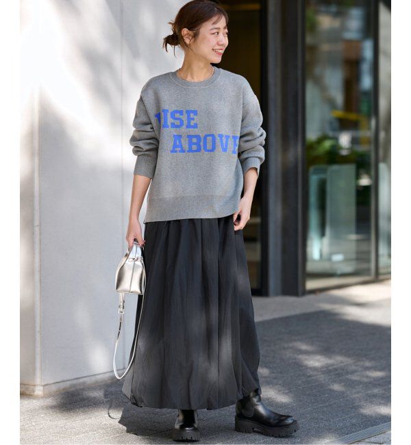 JOURNAL STANDARD relume「RISE ABOVEロゴニット」|ニット・セーター|