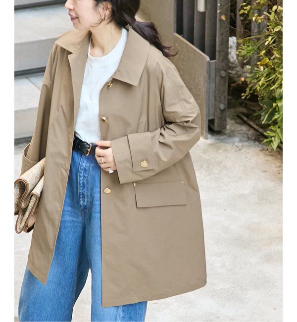 journal standard L'essage「《別注》【MACKINTOSH/マッキントッシュ】HUMBIE_EX：コート」|ステンカラーコート|ベージュ