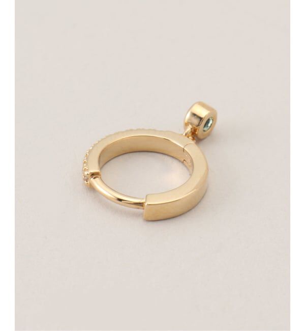 journal standard L'essage「【NOUVEL AMOUR/ヌーベルアムール】MINI HOOP AVA BLUE(SINGLE)：ピアス（片耳用）」|ピアス|
