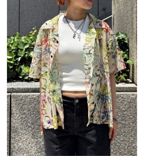 Oriens JOURNAL STANDARD「【BRAIN DEAD/ブレインデッド】 STU SHORT SLEEVE T05004290D225」|シャツ・ブラウス|その他カラー K